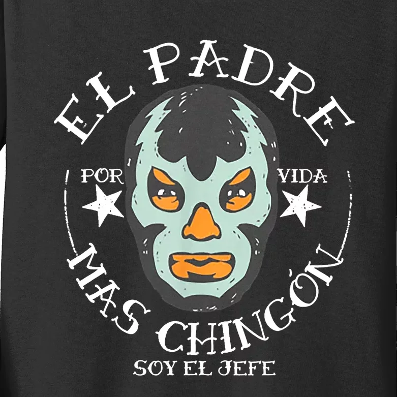 El Padre Mas Chingon Kids Long Sleeve Shirt