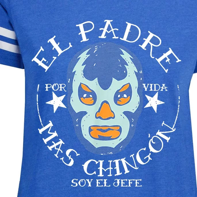 El Padre Mas Chingon Enza Ladies Jersey Football T-Shirt