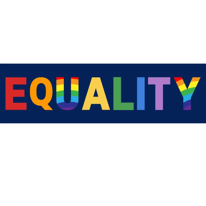 Equality Pride Month Celebration Bumper Sticker