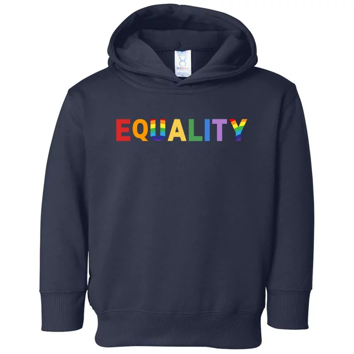 Equality Pride Month Celebration Toddler Hoodie