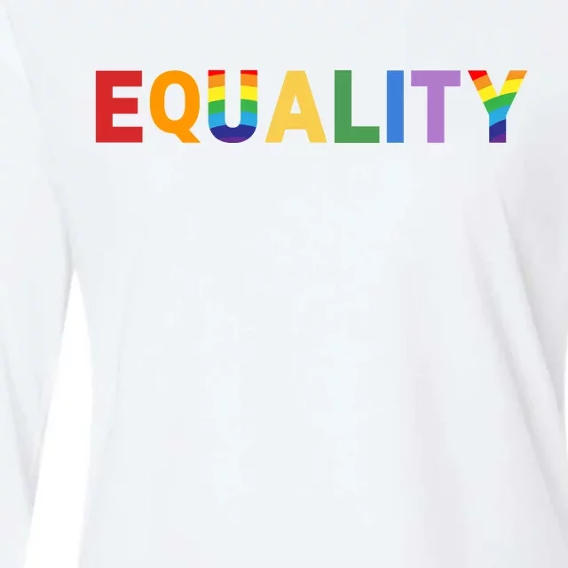 Equality Pride Month Celebration Womens Cotton Relaxed Long Sleeve T-Shirt