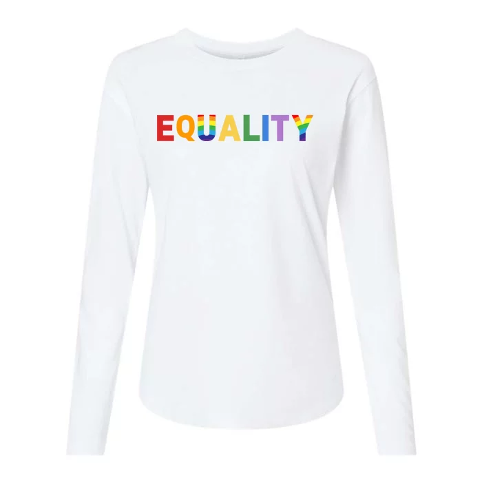 Equality Pride Month Celebration Womens Cotton Relaxed Long Sleeve T-Shirt