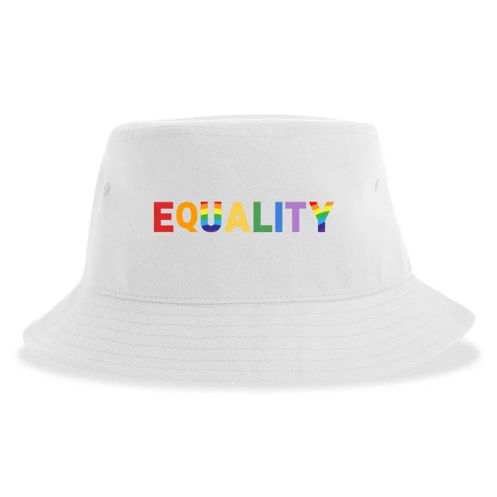 Equality Pride Month Celebration Sustainable Bucket Hat