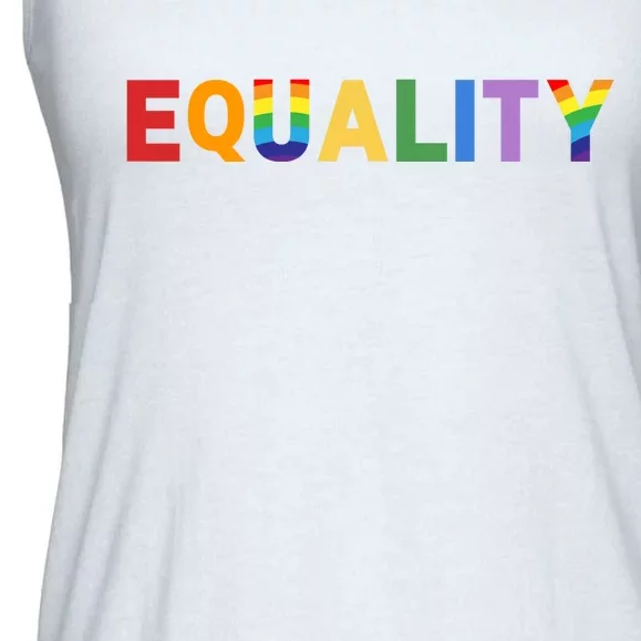 Equality Pride Month Celebration Ladies Essential Flowy Tank