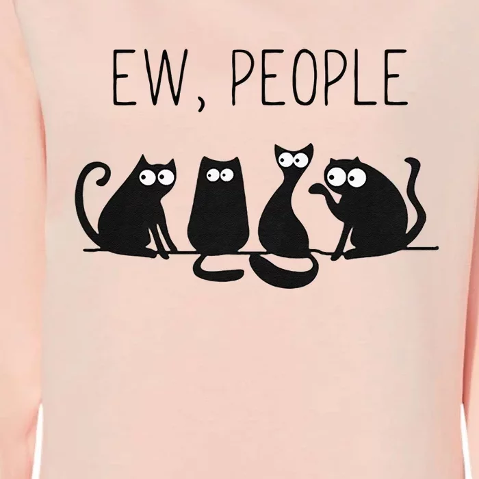 EW PEOPLE Meowy CAT Lovers GIF Perfect Gift Idea Womens California Wash Sweatshirt