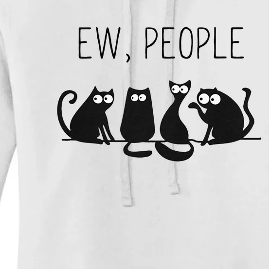 EW PEOPLE Meowy CAT Lovers GIF Perfect Gift Idea Women's Pullover Hoodie