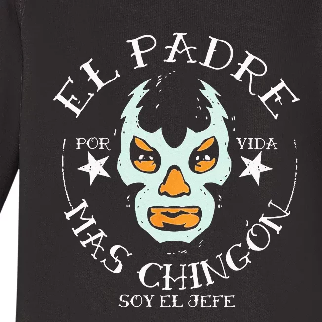 El Padre Mas Chingon Baby Long Sleeve Bodysuit