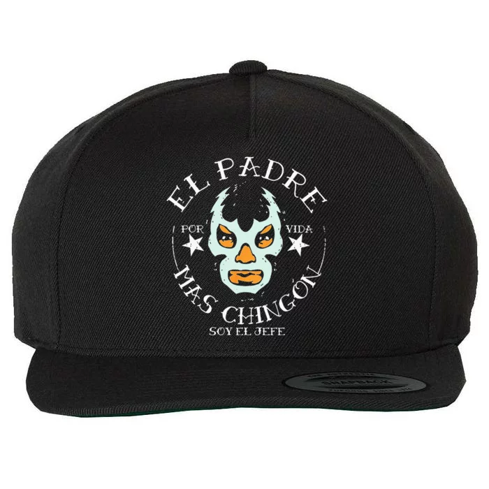 El Padre Mas Chingon Wool Snapback Cap