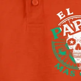 El Papa Mas Chingon Mexican Dad FatherS Day Dad Spanish Dry Zone Grid Performance Polo