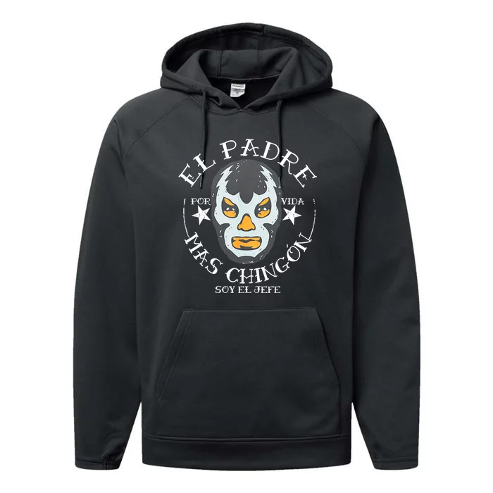 El Padre Mas Chingon Performance Fleece Hoodie