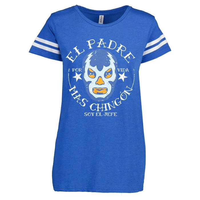 El Padre Mas Chingon Enza Ladies Jersey Football T-Shirt