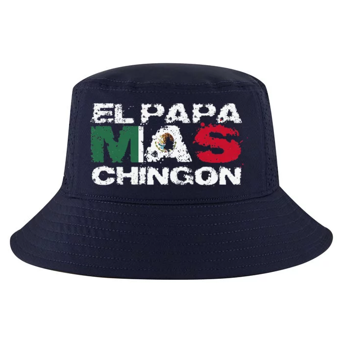 El Papa Mas Chignon Mexican Father Proud Dad Fathers Day Cool Comfort Performance Bucket Hat