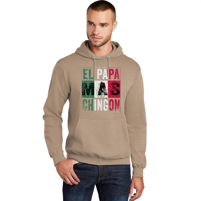 El Papa Mas Chingon Funny Best Mexican Dad Hoodie