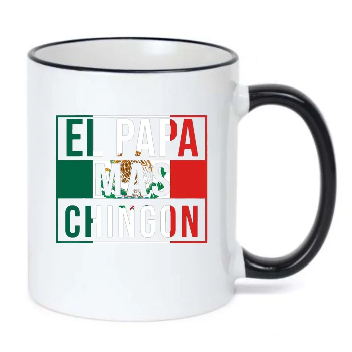 El Papa Mas Chingon Funny Best Mexican Dad Gift Black Color Changing Mug