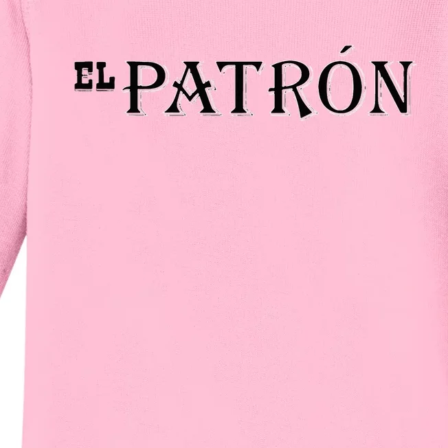 El P.A.T.R.O.N Mexican Boss Baby Long Sleeve Bodysuit