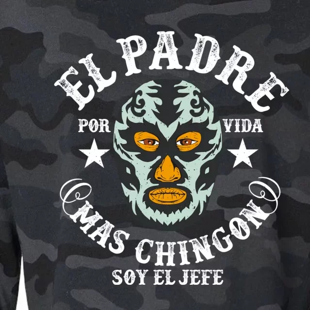 El Padre Mas Chingon Cropped Pullover Crew