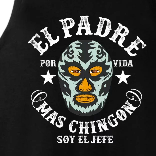 El Padre Mas Chingon Ladies Tri-Blend Wicking Tank