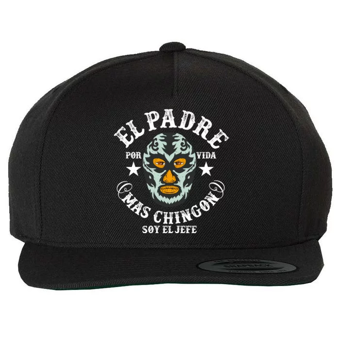 El Padre Mas Chingon Wool Snapback Cap