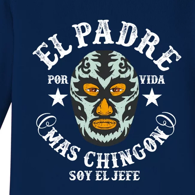 El Padre Mas Chingon Baby Long Sleeve Bodysuit