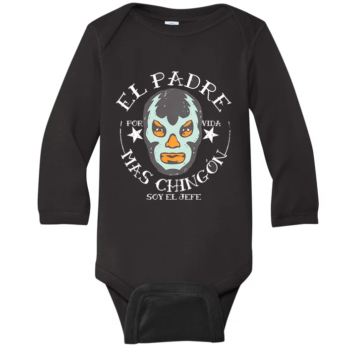 El Padre Mas Chingon Baby Long Sleeve Bodysuit