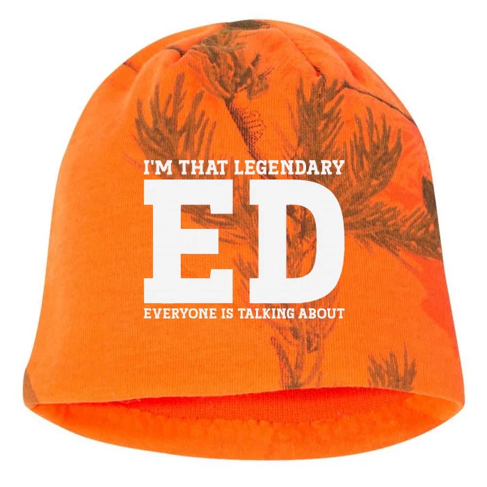 Ed Personal Name First Name Funny Ed Kati - Camo Knit Beanie