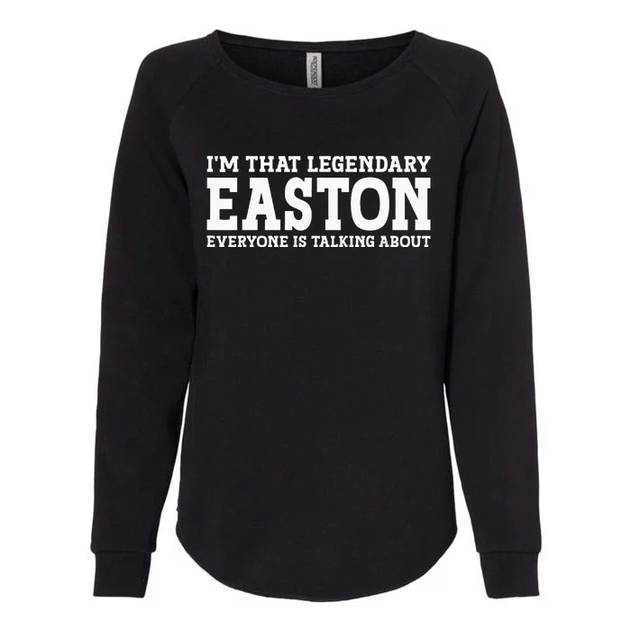 Easton Personal Name Funny Easton Womens California Wash Sweatshirt