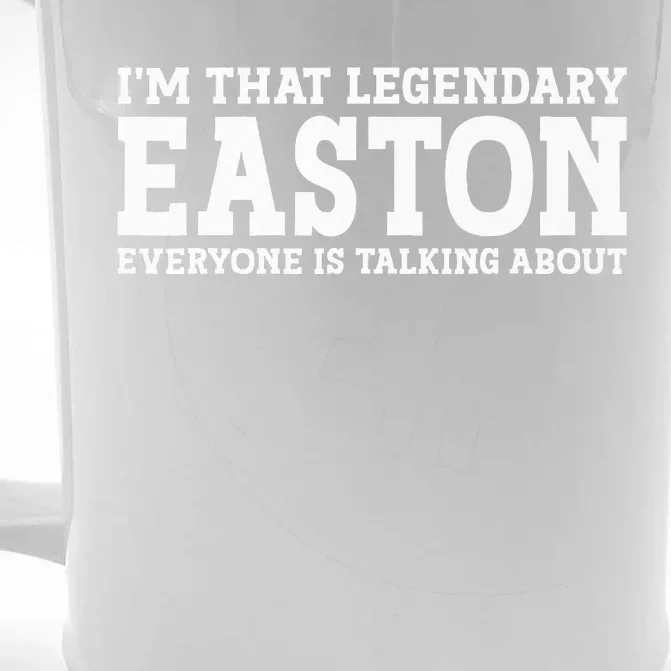 Easton Personal Name Funny Easton Front & Back Beer Stein