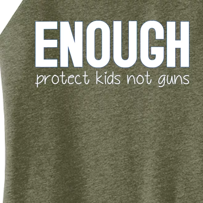 Enough Protect Not Guns Wear Orange Women’s Perfect Tri Rocker Tank