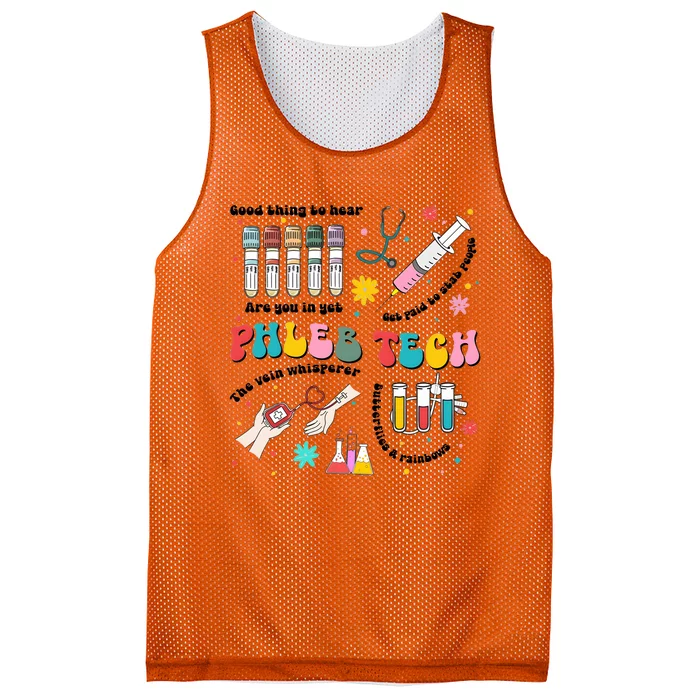 Easter Phleb Nurse Laboratory Medical Technologist Scientist Mesh Reversible Basketball Jersey Tank