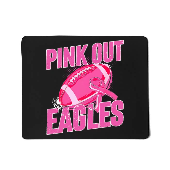 Eagles Pink Out Football Tackle Breast Cancer Mousepad