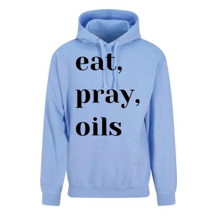 Eat Pray Oils Essential Oil Lover Christian Gift Cool Gift Unisex Surf Hoodie