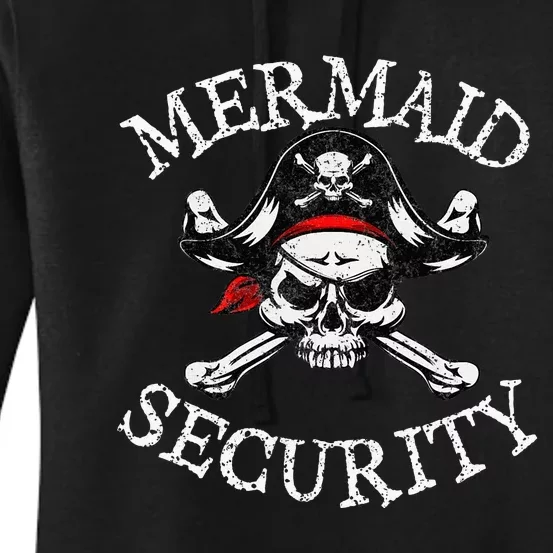 Enchanting Pirate Party MermaidThemed Family Matching for Dad and Brother Women's Pullover Hoodie