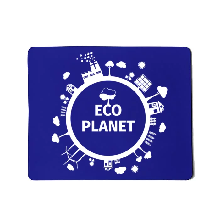 Eco Planet Renewable Energy Solar Wind Clean Air Water Peace Gift Mousepad