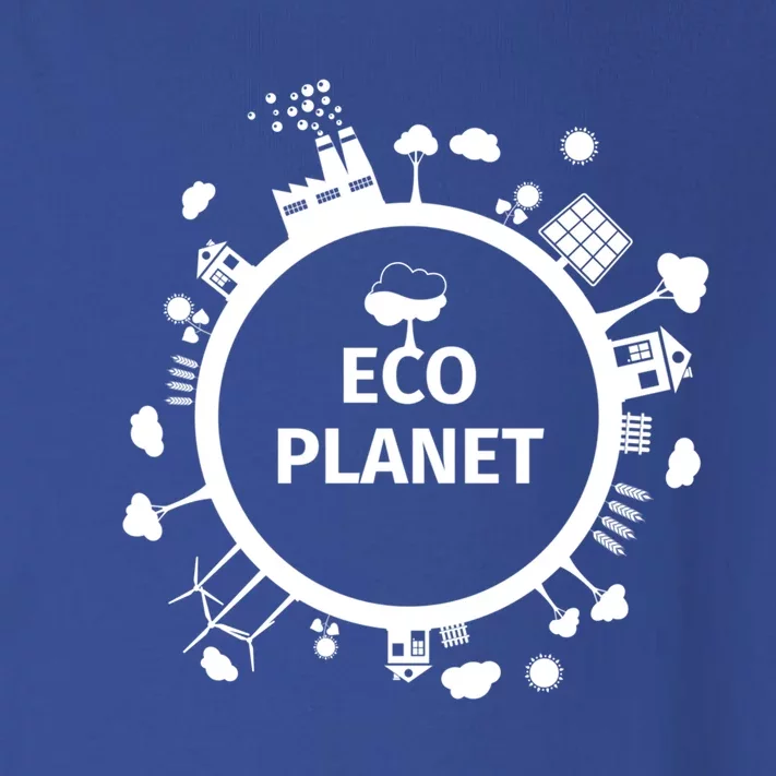 Eco Planet Renewable Energy Solar Wind Clean Air Water Peace Gift Toddler Long Sleeve Shirt