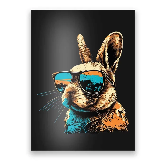 Easter Party Rabbit Happy Easter Bunny rabbit Poster