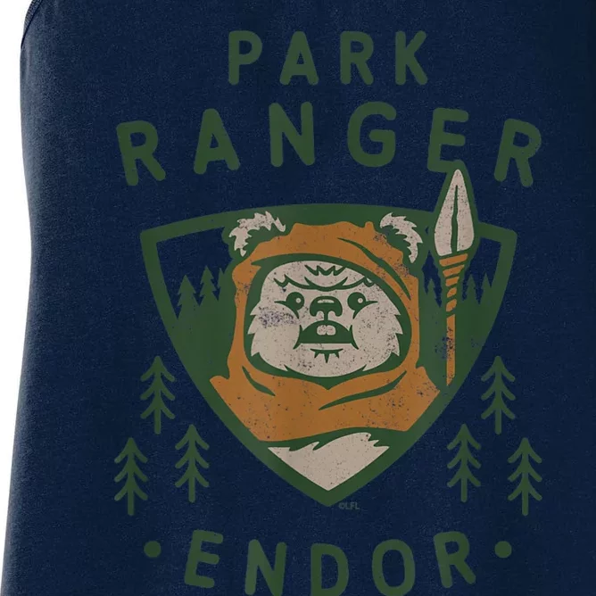 Ewok Park Ranger Endor Women's Racerback Tank