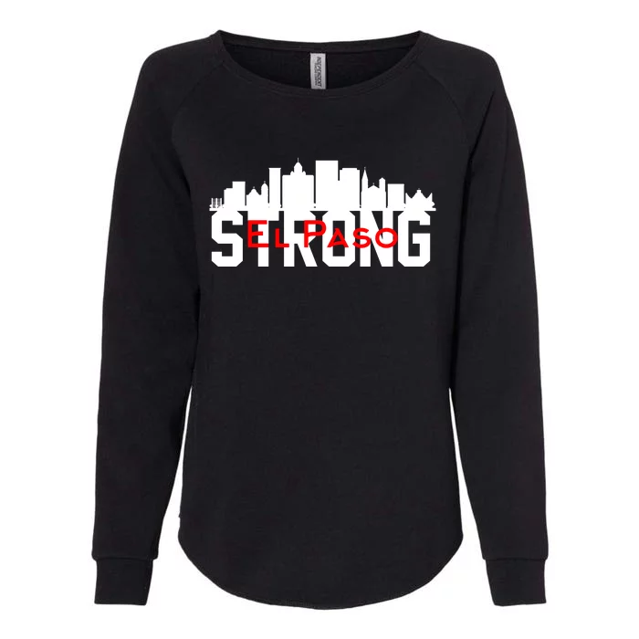 El Paso Strong #Elpaso Womens California Wash Sweatshirt