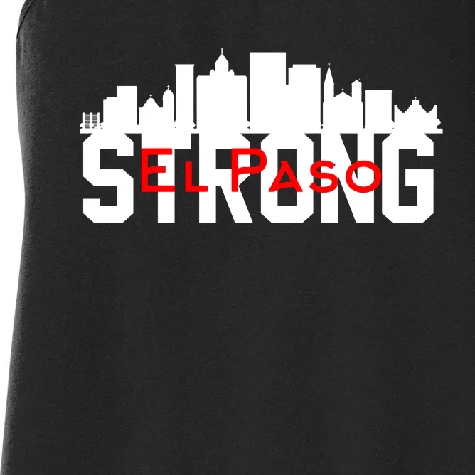 El Paso Strong #Elpaso Women's Racerback Tank