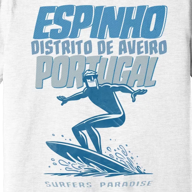 Espinho Portugal Surf Spot Premium T-Shirt