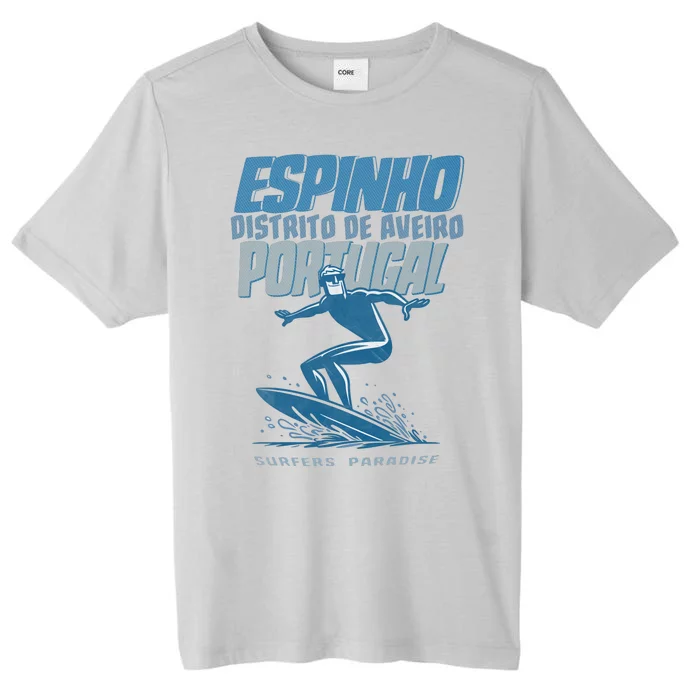 Espinho Portugal Surf Spot ChromaSoft Performance T-Shirt