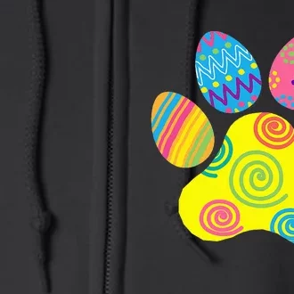 Easter Pet Sitter Paw Art funny easter day rabbit Full Zip Hoodie