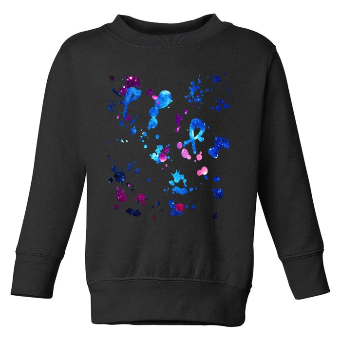 Eleven Paint Splatter Toddler Sweatshirt