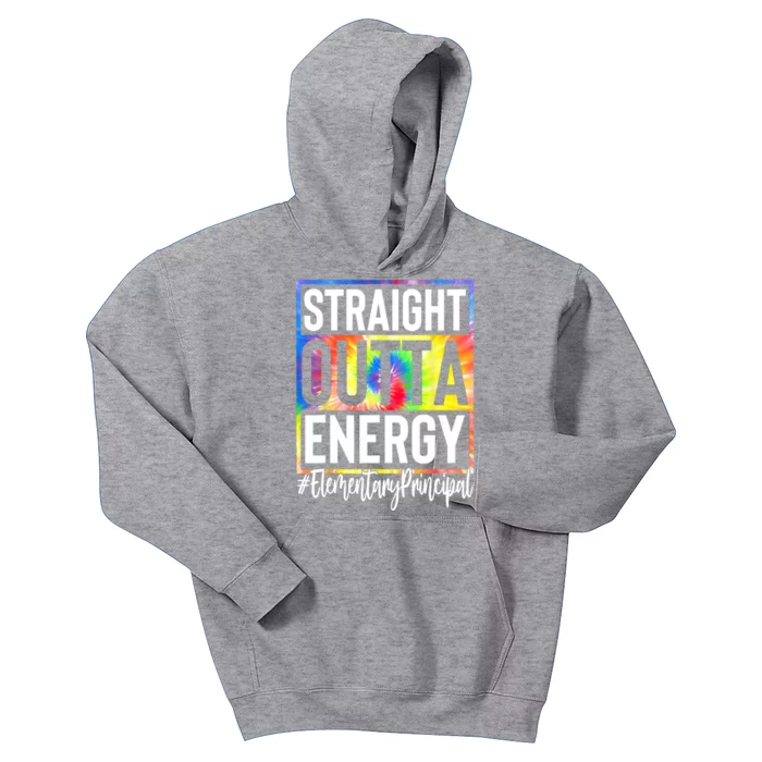 Elementary Principal Straight Outta Energy Kids Hoodie