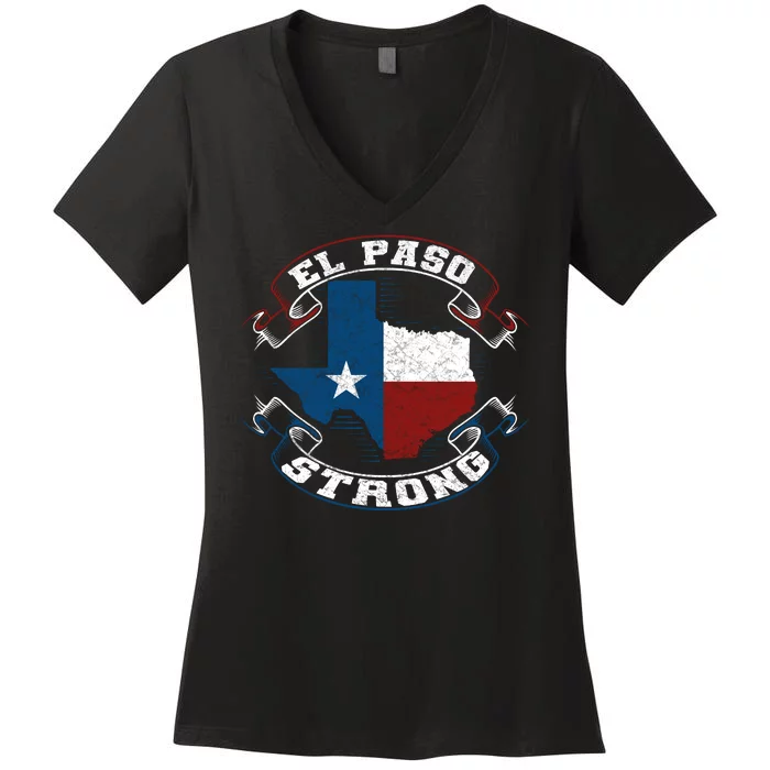 El Paso Strong Women's V-Neck T-Shirt