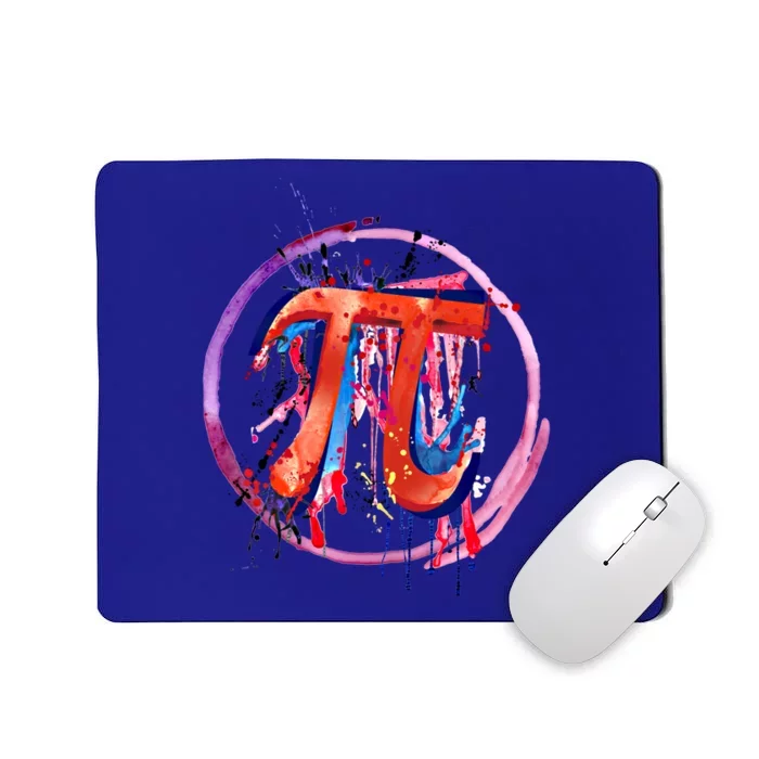 Emotional Pi Symbol Action Painting Art Gift Mousepad