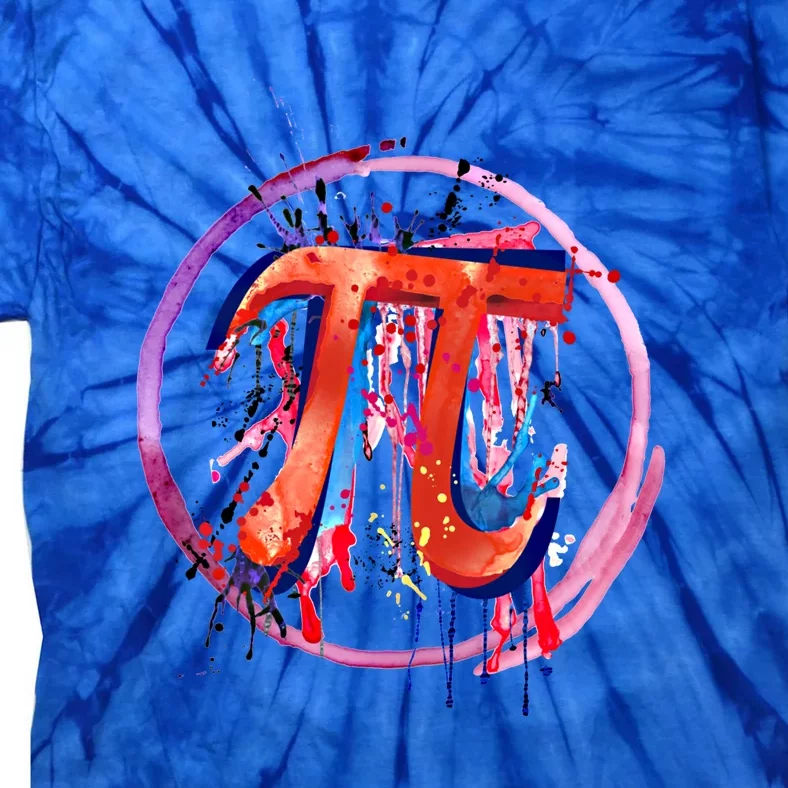 Emotional Pi Symbol Action Painting Art Gift Tie-Dye T-Shirt