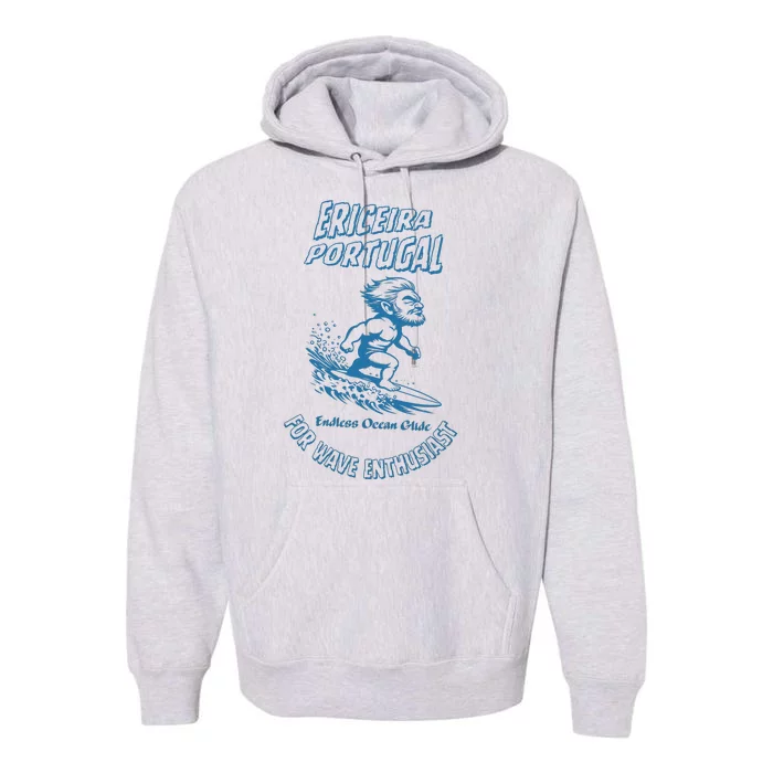 Ericeira Portugal Surfer Premium Hoodie