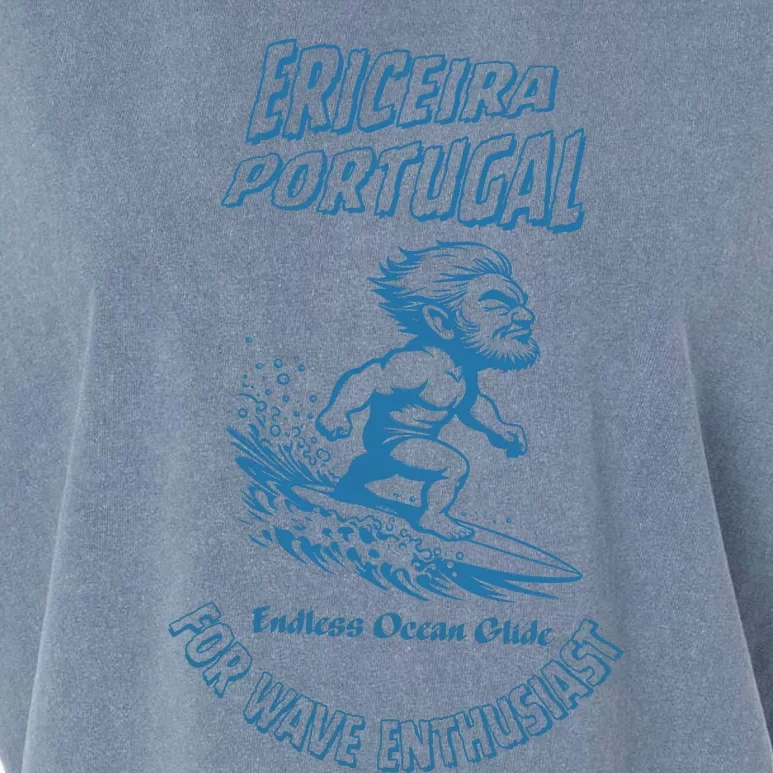 Ericeira Portugal Surfer Garment-Dyed Women's Muscle Tee