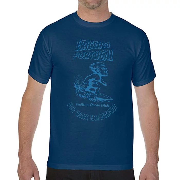 Ericeira Portugal Surfer Comfort Colors T-Shirt