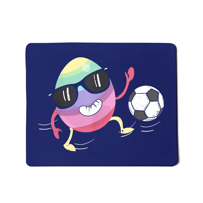 Eggs Playing Soccer Easter Day Men Vintage Mousepad